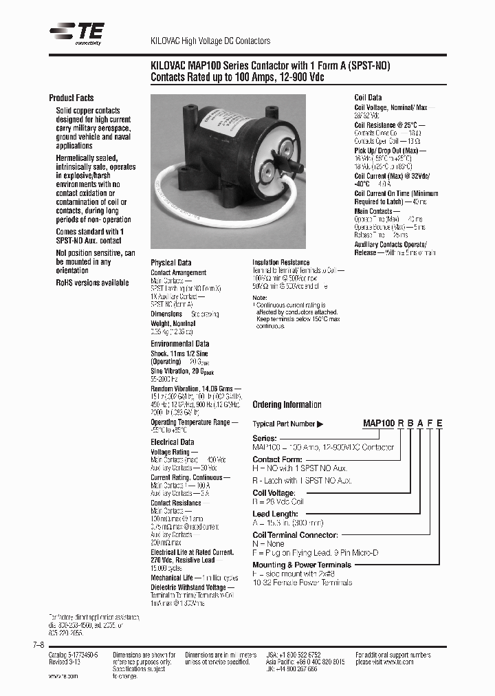 MAP100RBAFE_7826825.PDF Datasheet