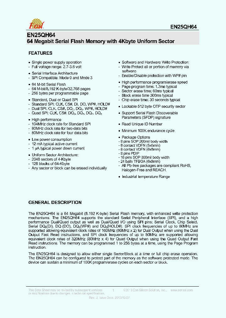 EN25QH64_8169186.PDF Datasheet