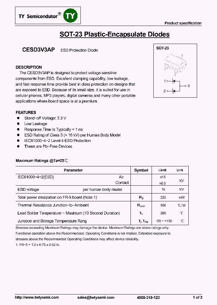 CESD3V3AP_8172598.PDF Datasheet