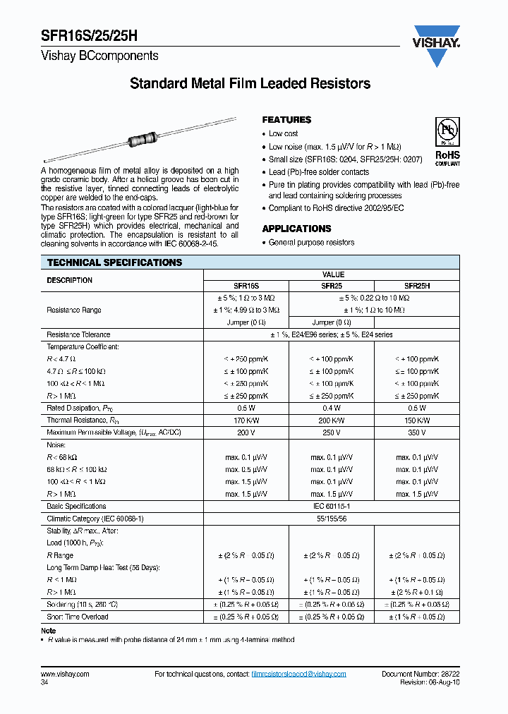 SFR16S_8190677.PDF Datasheet