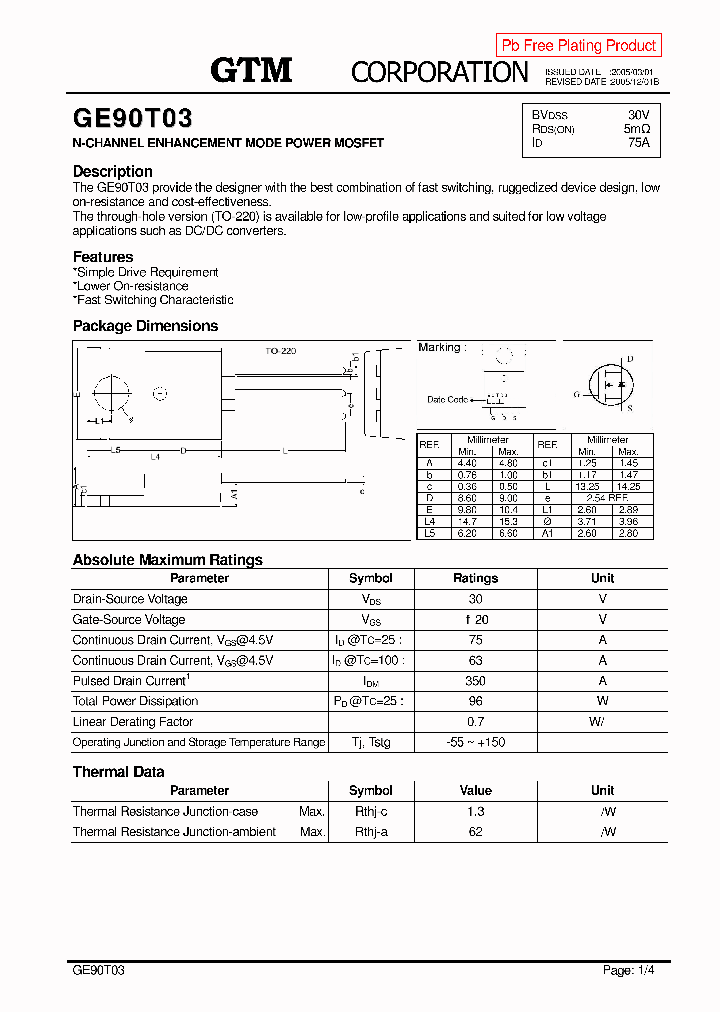 GE90T03_8191358.PDF Datasheet
