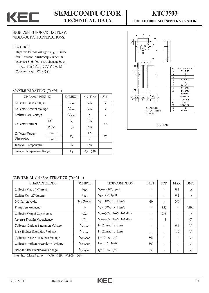 KTC3503-15_8192991.PDF Datasheet