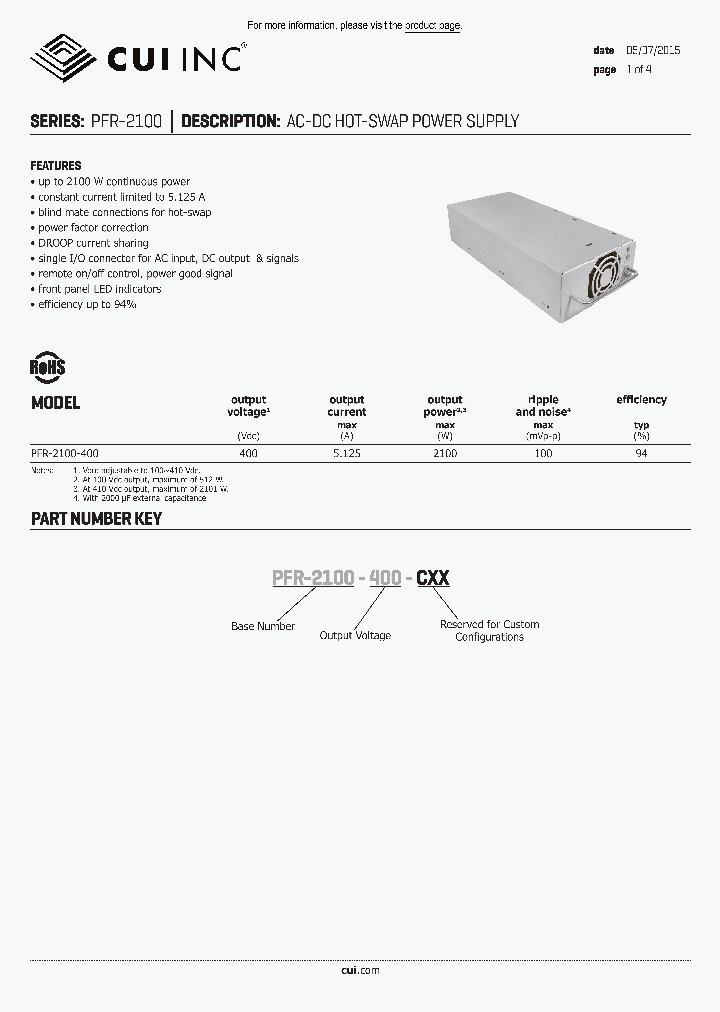 PFR-2100-15_8197348.PDF Datasheet