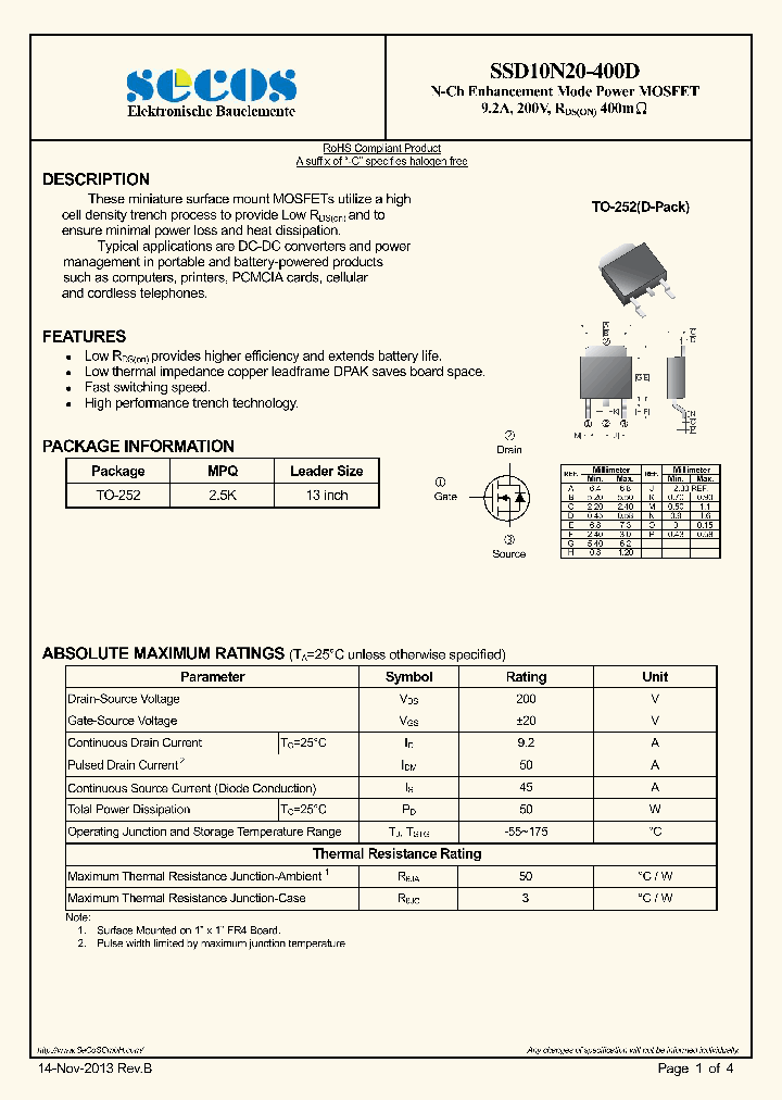 SSD10N20-15_8197292.PDF Datasheet