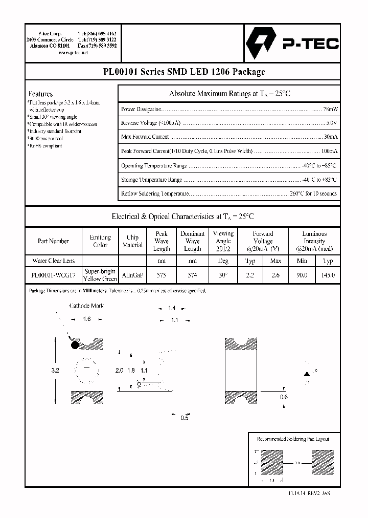 PL00101-WCG17_8197635.PDF Datasheet