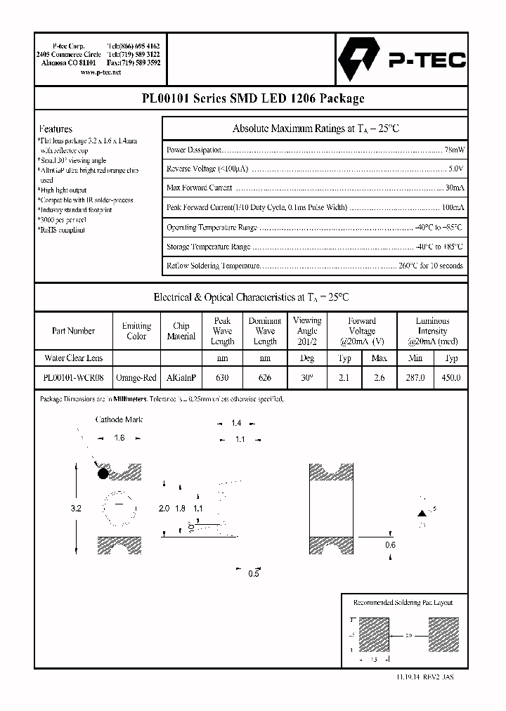 PL00101-WCR08_8197637.PDF Datasheet