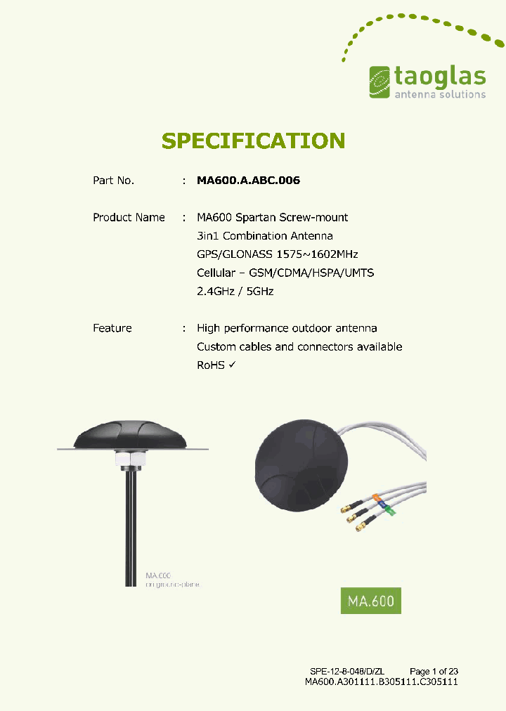 MA600AABC006_8203175.PDF Datasheet