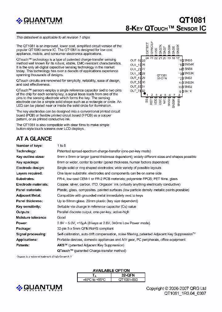 QT1081-ISG_8208442.PDF Datasheet