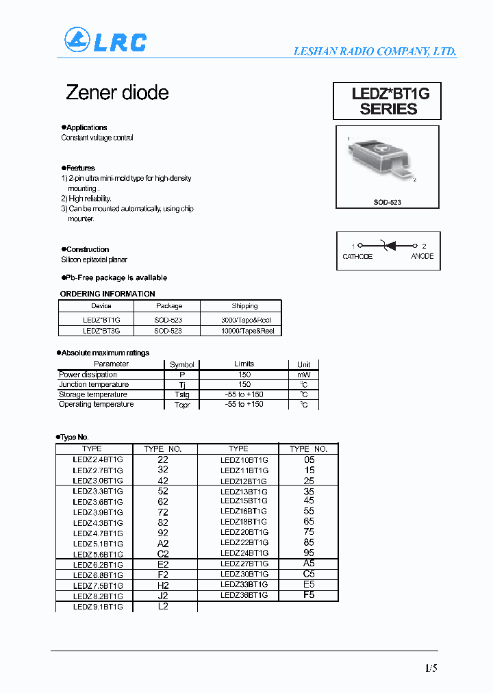 LEDZ22BT1G-15_8209146.PDF Datasheet