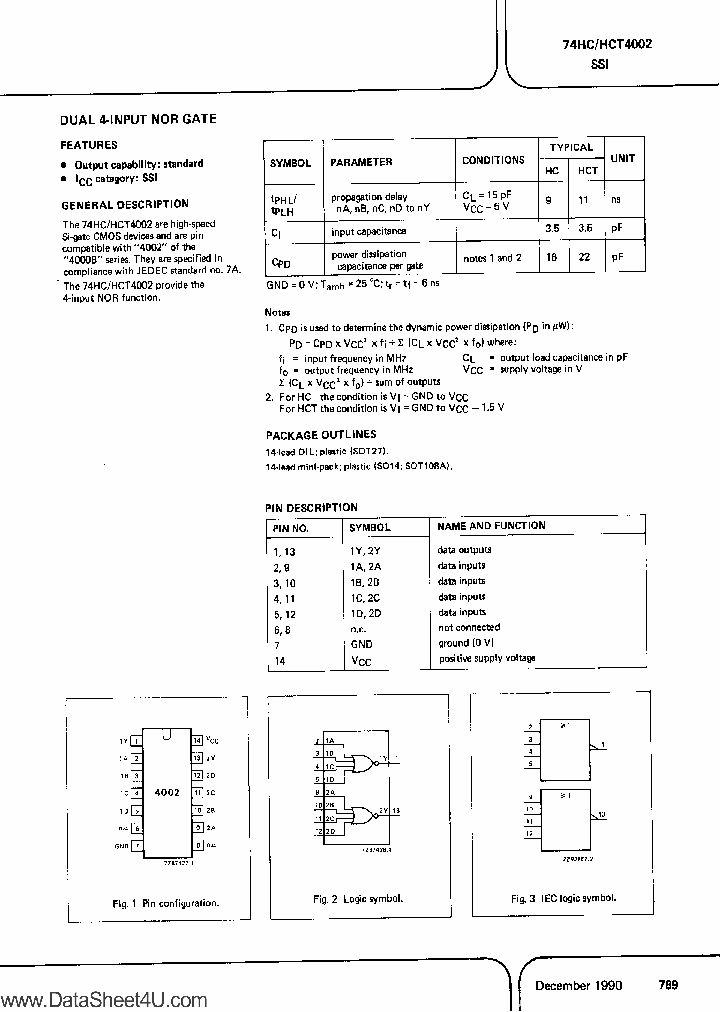 PC74HC4002_7834349.PDF Datasheet