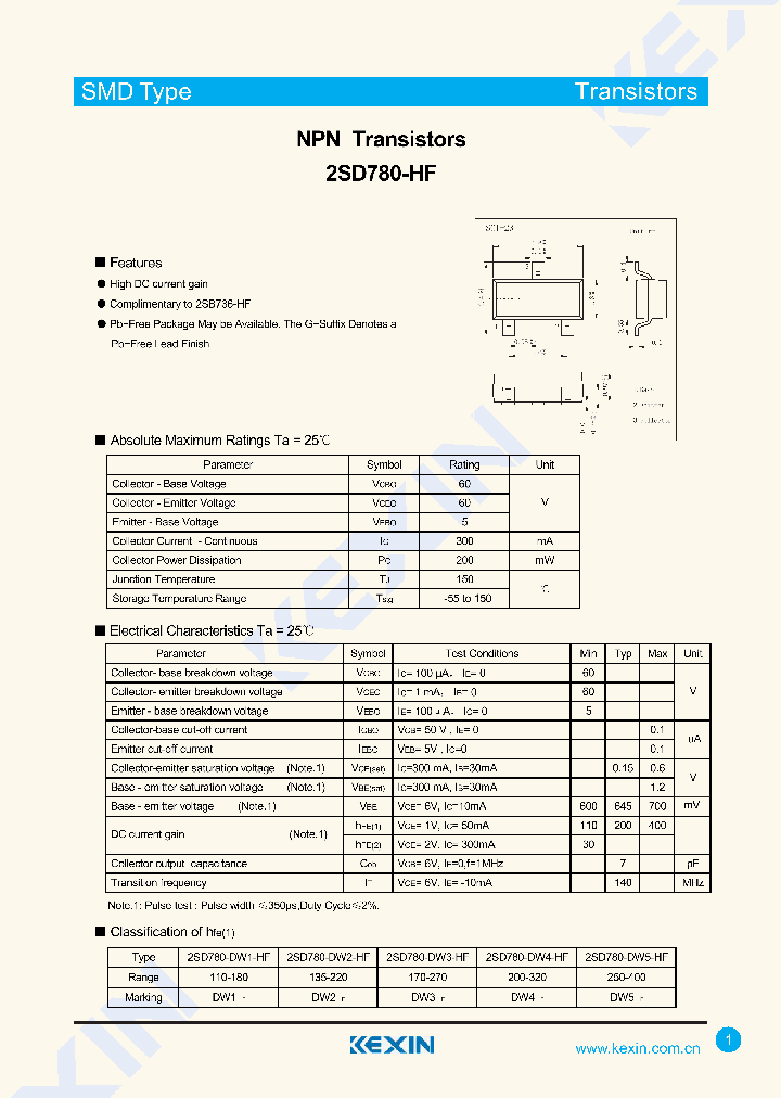 2SD780-DW5-HF_8211139.PDF Datasheet