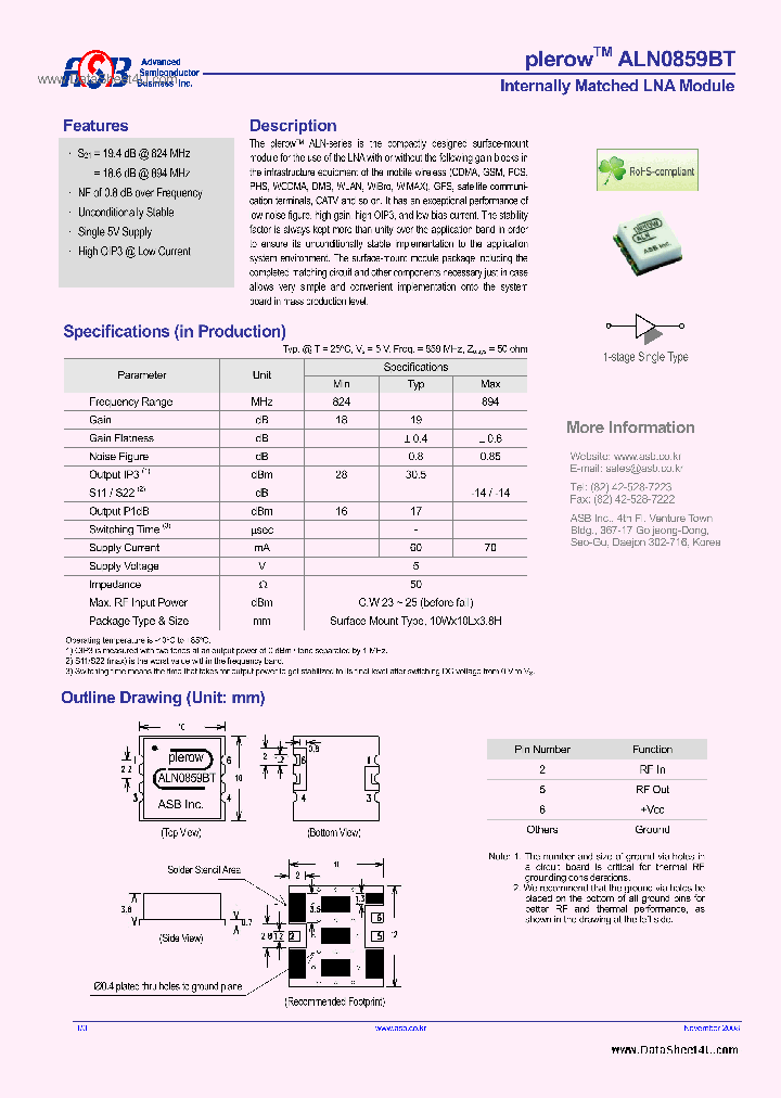 ALN0859BT_7838610.PDF Datasheet