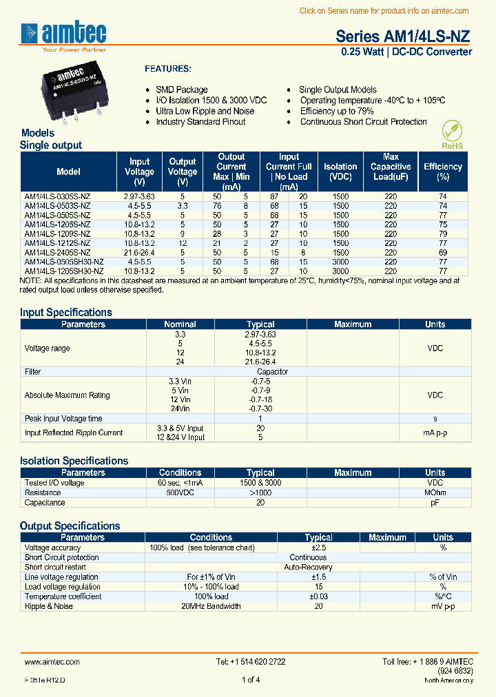 AM14LS1205SNZ_8220470.PDF Datasheet