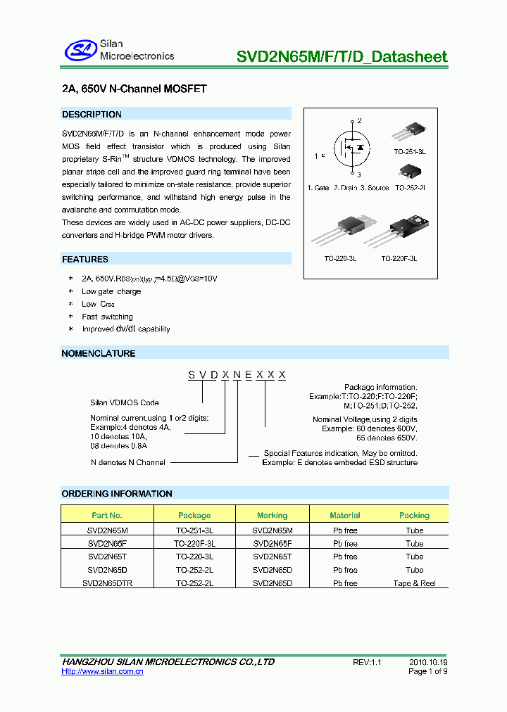 SVD2N65D_7845636.PDF Datasheet