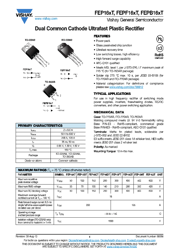 FEPF16GT-E345_8234190.PDF Datasheet