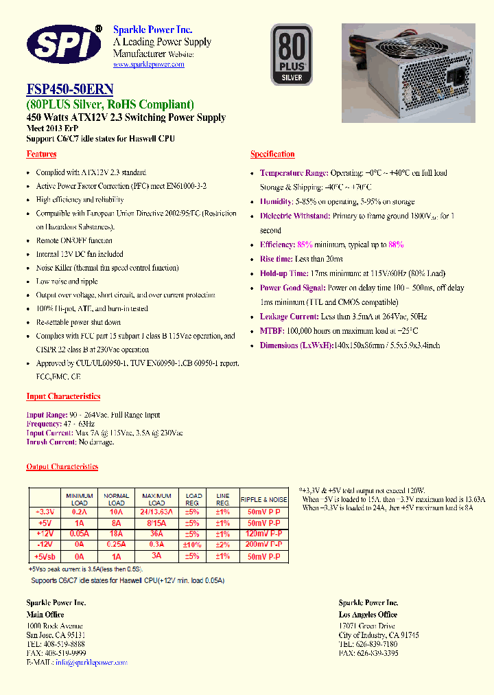 FSP450-50ERN_8237541.PDF Datasheet