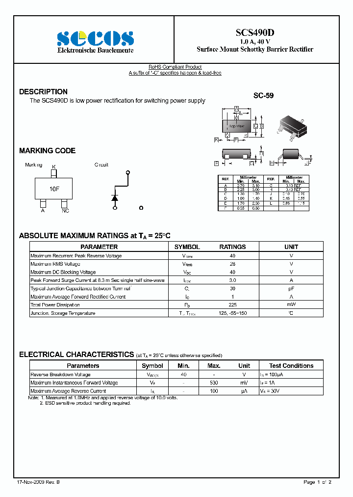 SCS490D-09_8237622.PDF Datasheet