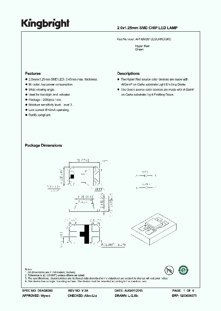 APHBM2012LSURKCGKC_8240768.PDF Datasheet