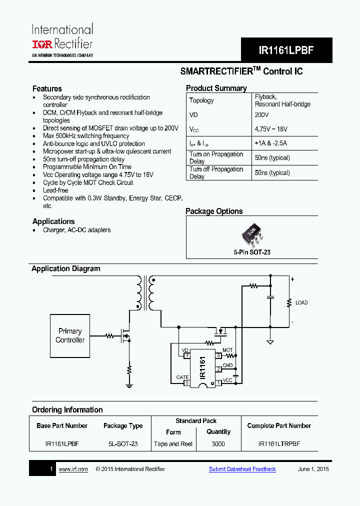 IR1161LPBF-15_8243321.PDF Datasheet