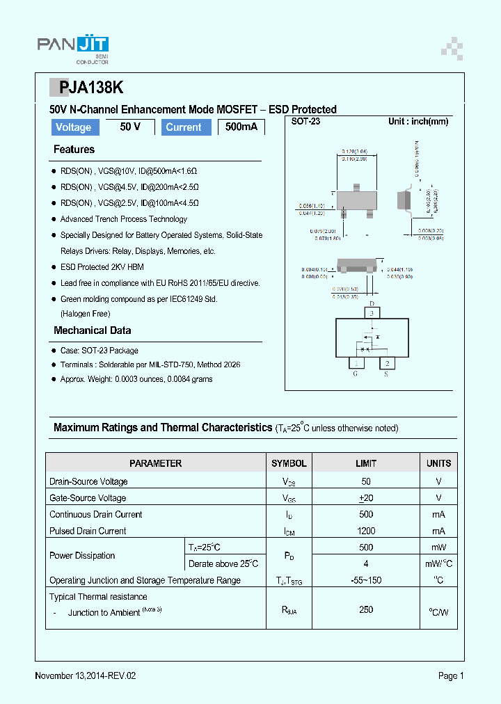 PJA138K-14_8243726.PDF Datasheet