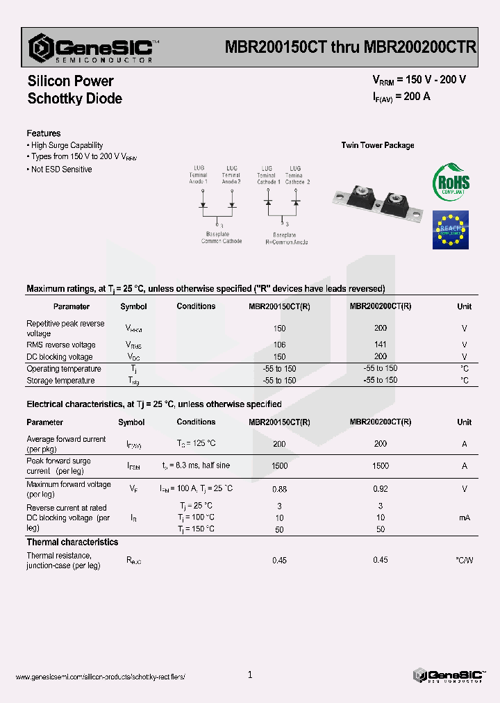 MBR200200CTR_8246698.PDF Datasheet