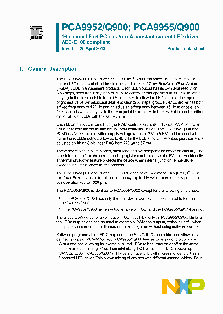 PCA9955Q900_8247823.PDF Datasheet