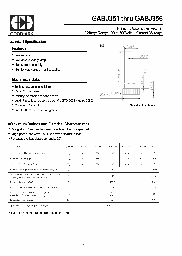 GABJ351-15_8252205.PDF Datasheet