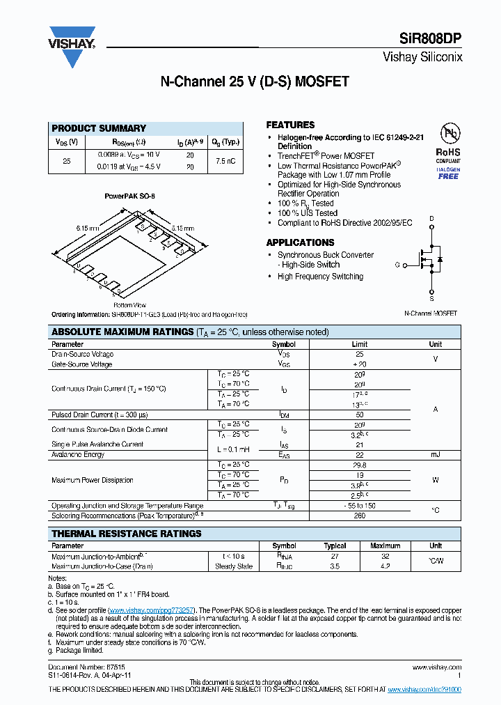 SIR808DP_8255165.PDF Datasheet