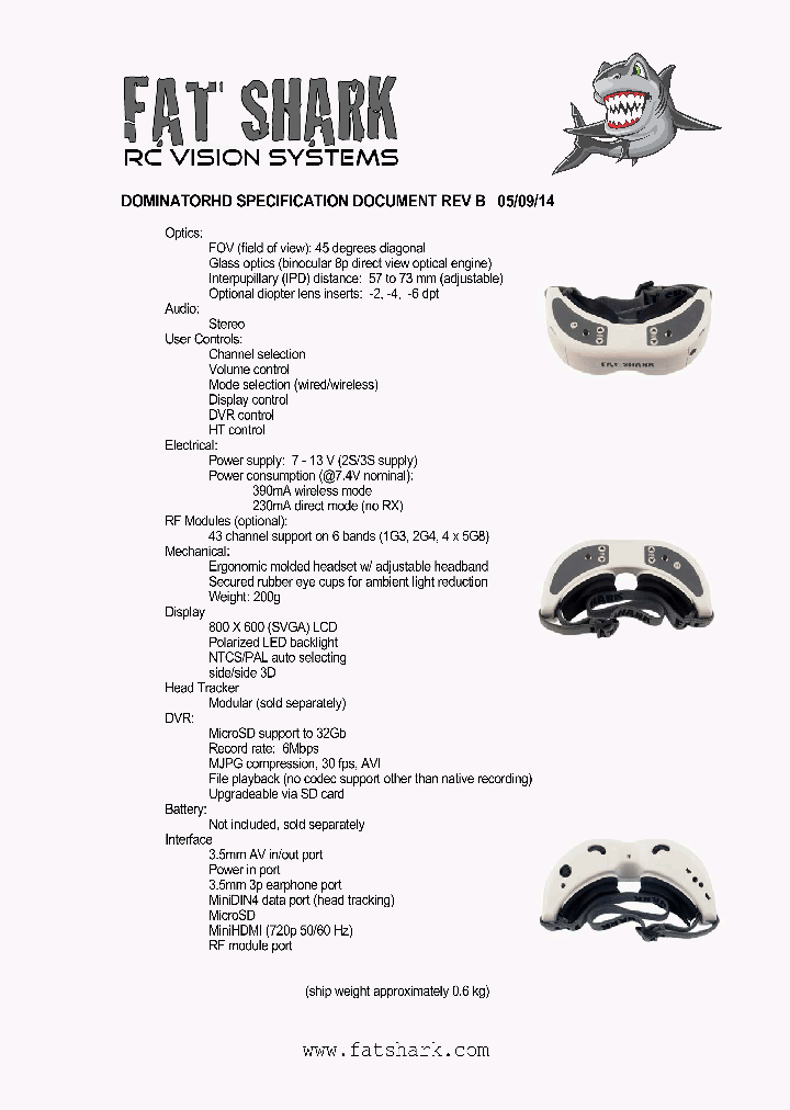 DOMINATORHD_8257617.PDF Datasheet