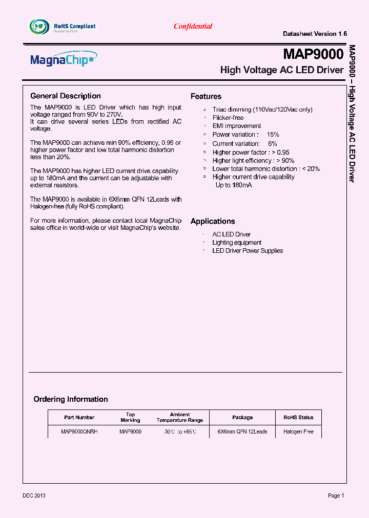 MAP9000QNRH_7860475.PDF Datasheet