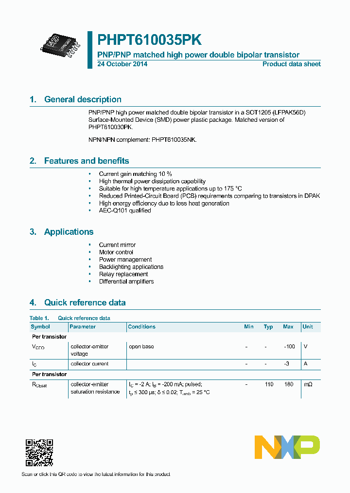 PHPT610035PK_7861685.PDF Datasheet