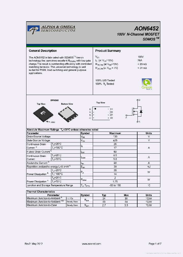 AON6452_7869496.PDF Datasheet