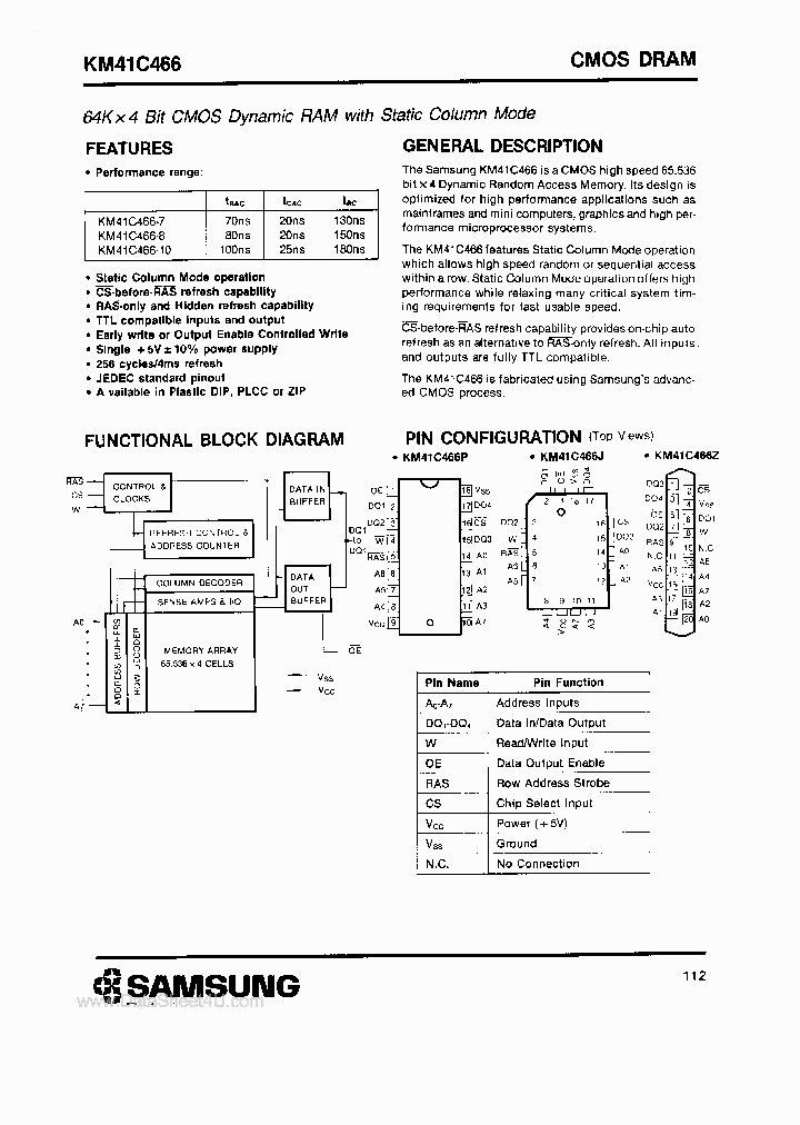 KM41C466_7875487.PDF Datasheet