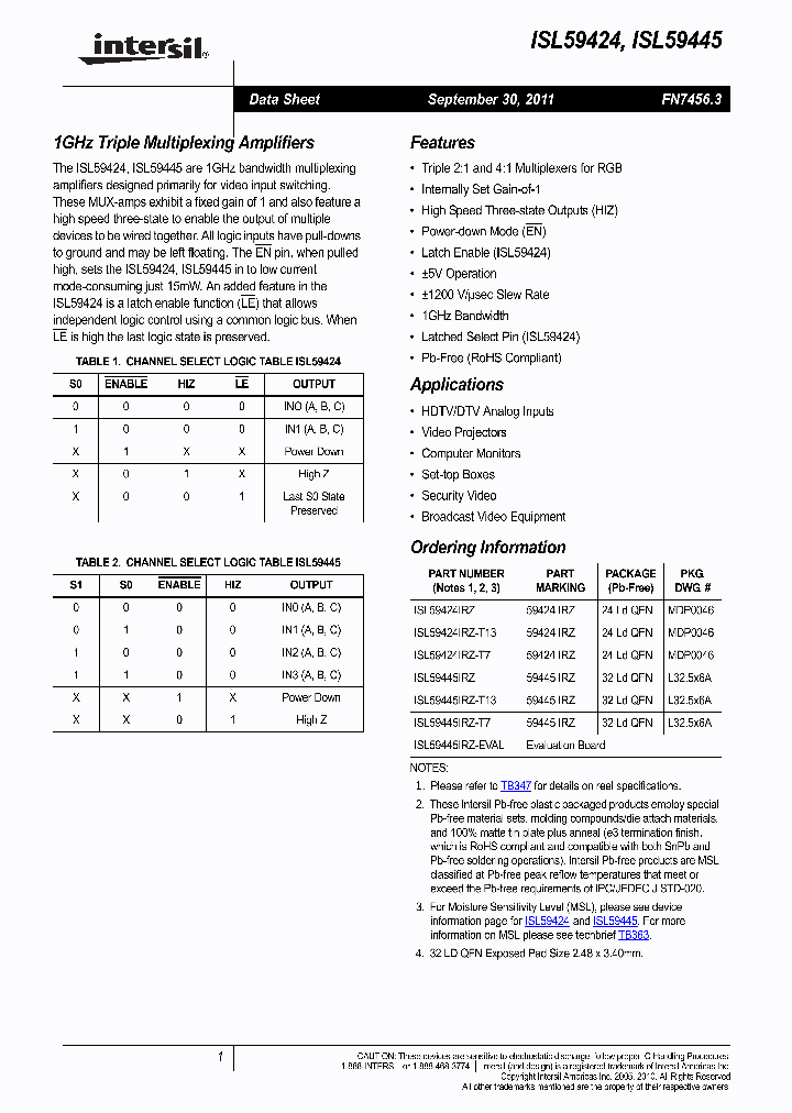 ISL59445IRZ-EVAL_8257886.PDF Datasheet
