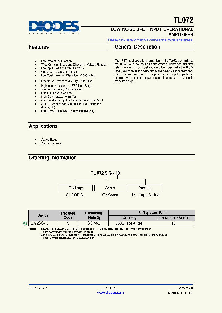 TL072SG-13_8262726.PDF Datasheet