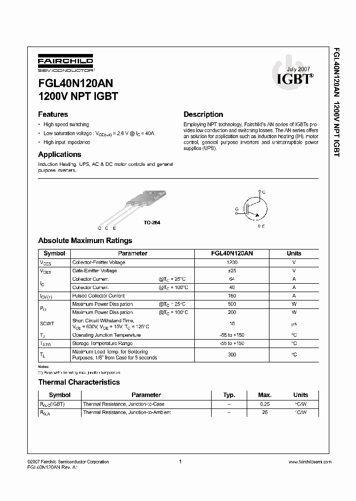 FGL40N120AN_8281429.PDF Datasheet