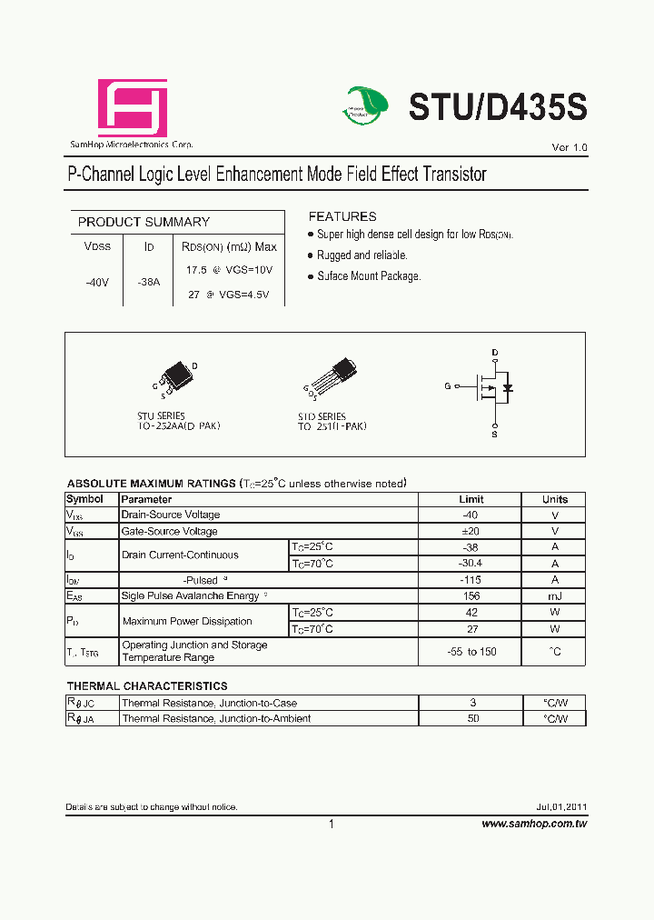 STUD435S_8281945.PDF Datasheet