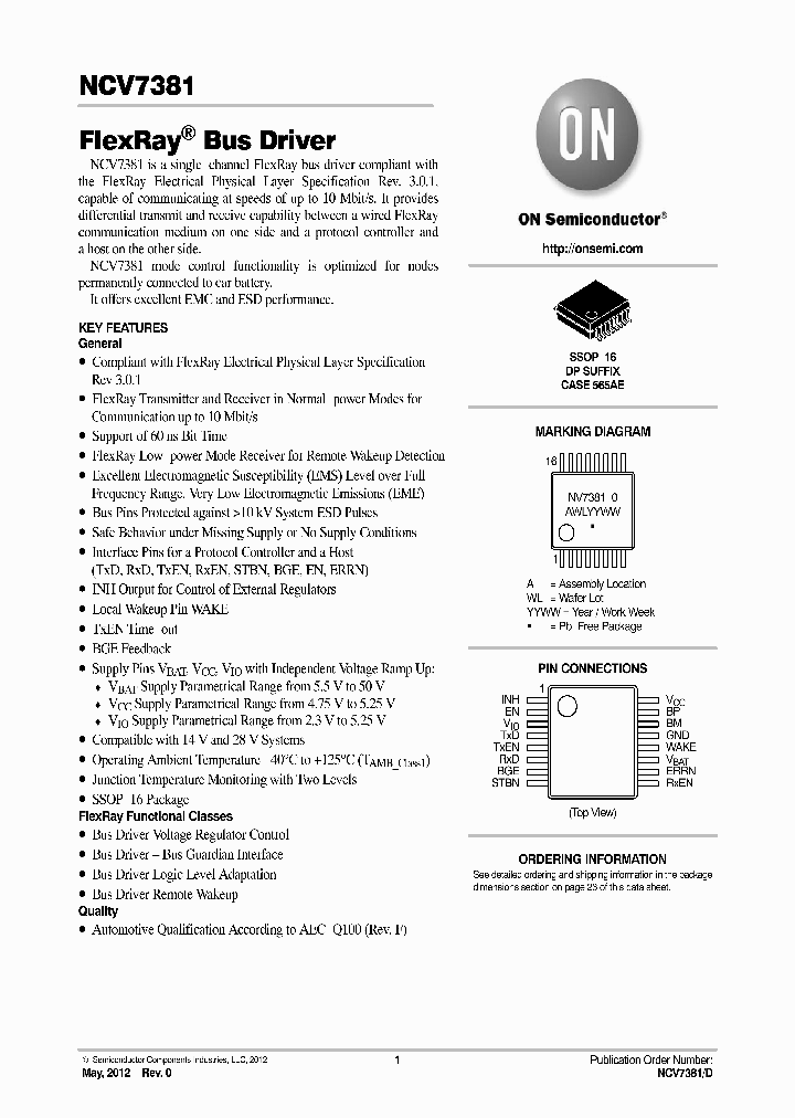 NCV7381_8282463.PDF Datasheet