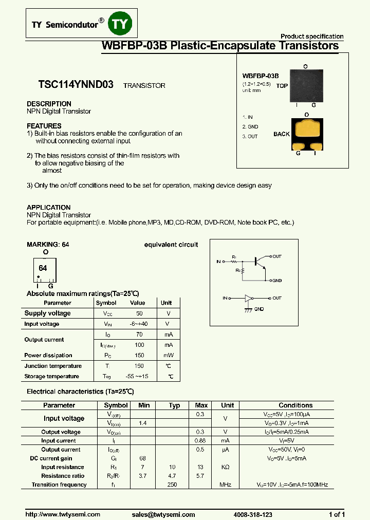 TSC114YNND03_8284156.PDF Datasheet