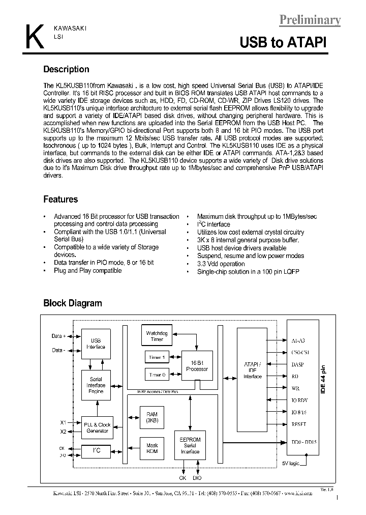 KL5KUSB110_8284353.PDF Datasheet