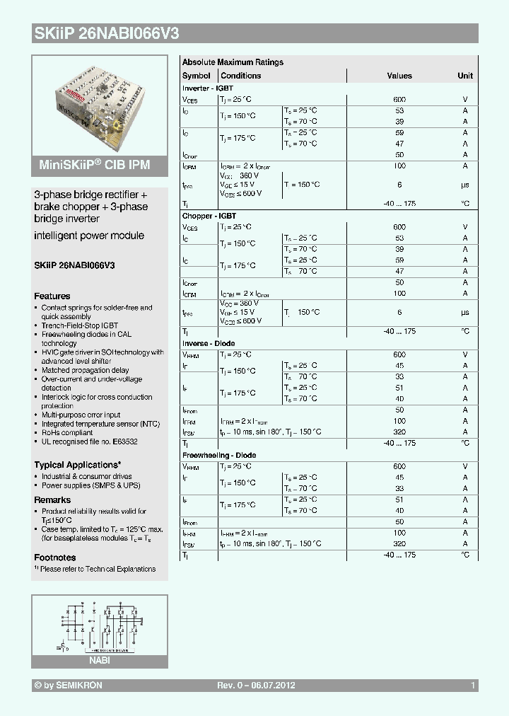 SKIIP26NABI066V3_7892042.PDF Datasheet