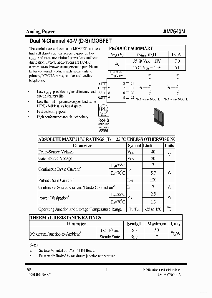 AM7640N_7903684.PDF Datasheet