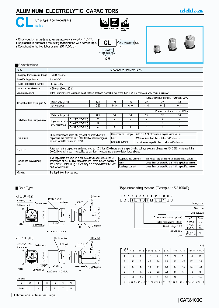 UCL1V101MCL6GS_8289114.PDF Datasheet