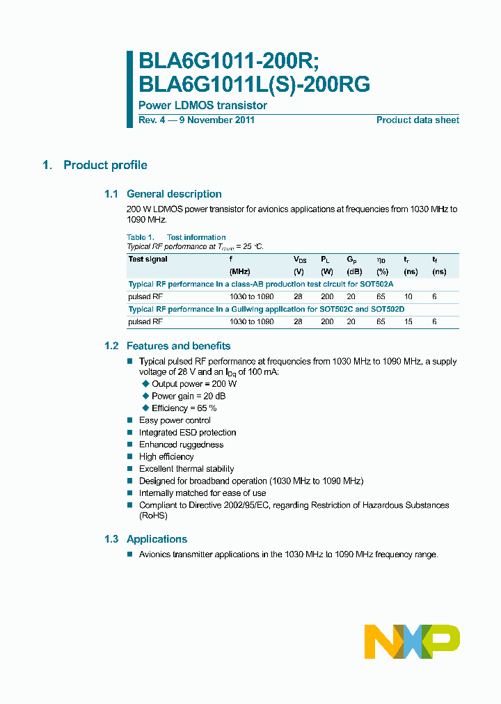 BLA6G1011L-200RG_8290008.PDF Datasheet