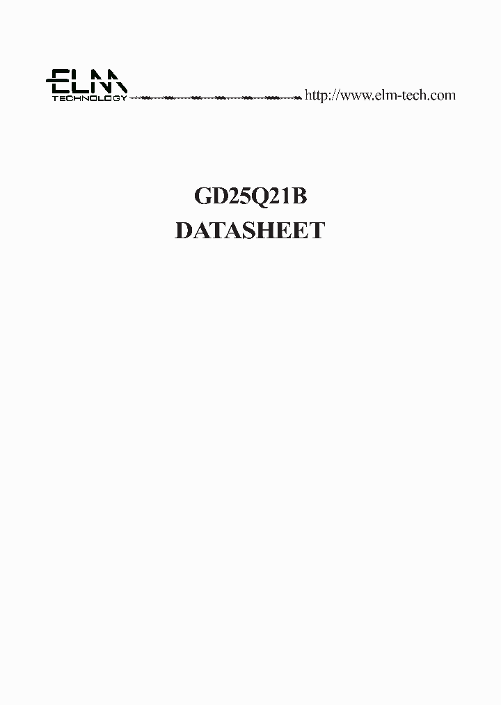 GD25Q21_8292037.PDF Datasheet
