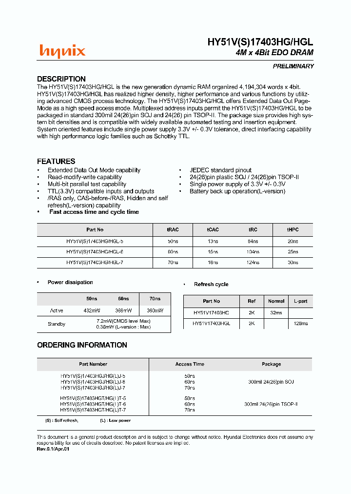 HY51V17403HGJ-5_8293478.PDF Datasheet