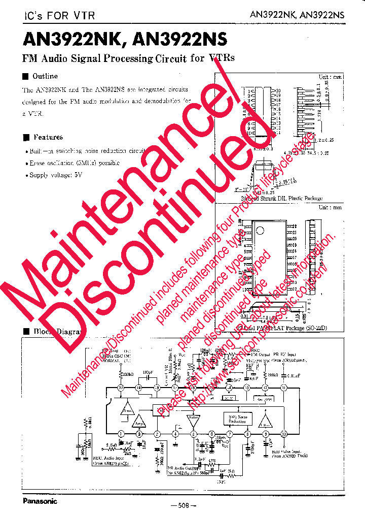 AN3922NS_8293727.PDF Datasheet