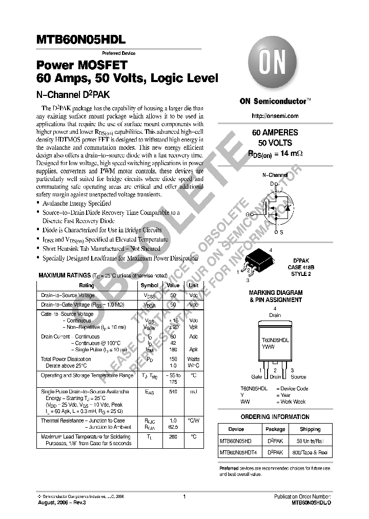 MTB60N05HDL_8294042.PDF Datasheet