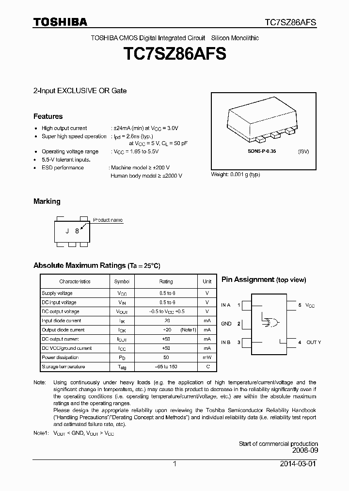 TC7SZ86AFS_8299139.PDF Datasheet