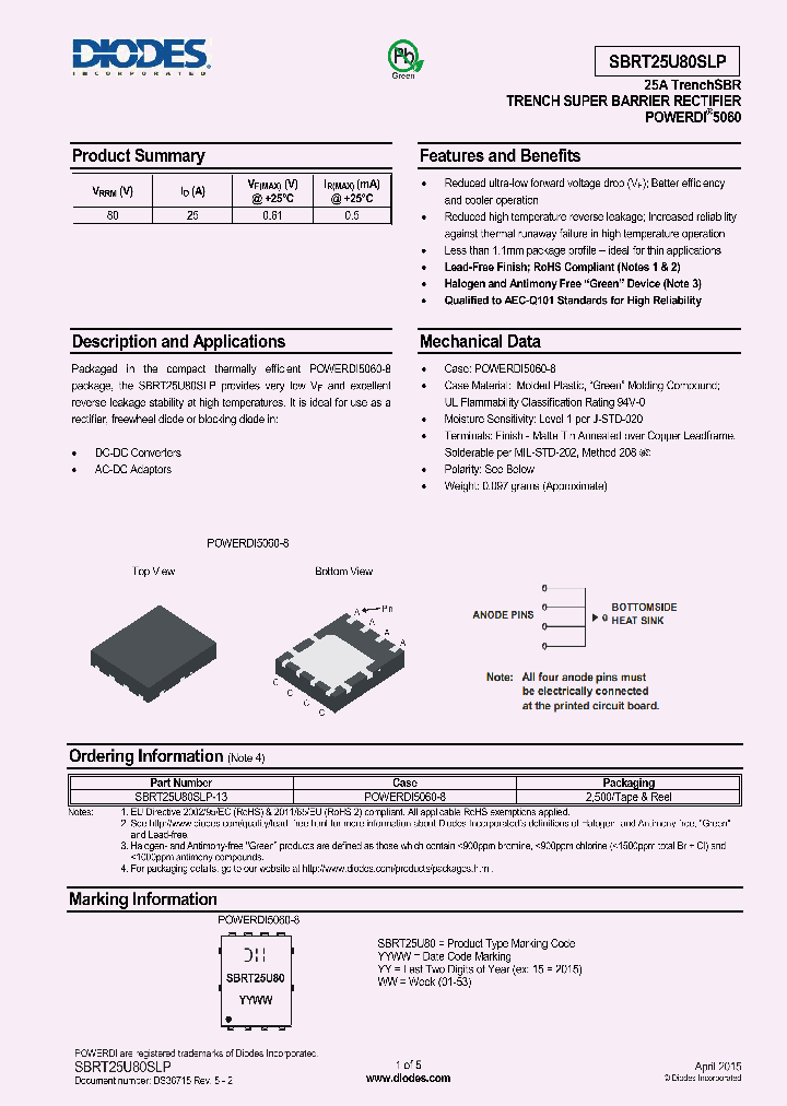 SBRT25U80SLP-15_8300064.PDF Datasheet